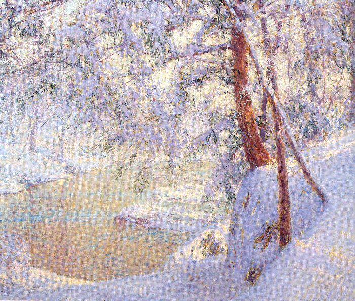 Palmer, Walter Launt Winter Light and Shadows France oil painting art